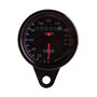 Compteurs Motos Universels 12V Odomètre Compte-Tours Vintage Indicateur de Vitesse Double Indications Rétro-éclairage LED - 2 Co