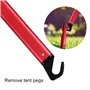 Yosoo Maillet Marteau pour Piquet De Tente Extracteur Outil Multifonctionnel Accessoire Tente pour Camping Randonnée (Couleur : 