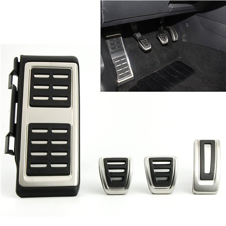 Capuchons de pédales MT pour A3 8V S3 RS3 Repose-pieds Accélérateur Frein Embrayage