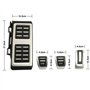 Capuchons de pédales MT pour A3 8V S3 RS3 Repose-pieds Accélérateur Frein Embrayage