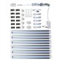 Lampaous Lampe de Placard cuisine lumière barre led éclairage encastré Dimmable(luminosité réglable) 4W*6 Blanc Chaud 3000K 12V