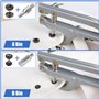 Lot de 40 boutons-pression avec pince (diamètre 15 mm) - Boutons pression en cuivre - Outils bronze - Boutons pression avec pinc