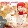 Calendrier de l'Avent 2024 pour filles et enfants, calendrier de l'Avent à faire soi-même, bijoux pour filles, bracelet, bricola