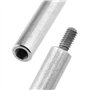 YINETTECH Indicateurs à Cadran Métrique avec Tige d'extension 50-100mm Plage de 0 à 10mm Mesurant 0.01mm de Précision Ensemble