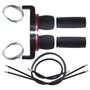 YINETTECH Kit de réparation de Levier de Vitesse avec poignées et câbles pour VTT et vélo de Route Universel – 3 x 6 (18) Vitess
