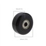 Lot de 2 roulettes pour valises - Roues de rechange - 40 mm x 18 mm - Kit essieux de réparation avec clé à molette