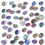 Soleebee click-button aluminium verre 12mm pression boutons femme Un groupe de 30 - exotique