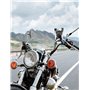 Grefay Support de Vélo Moto Téléphone Guidon de Vélo Moto Berceau Collier avec Rotation 360 pour 3,5 à 6,3 Pouces GPS pour Smart