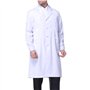 Sasairy Unisexe Blouse de Chimie Blanche