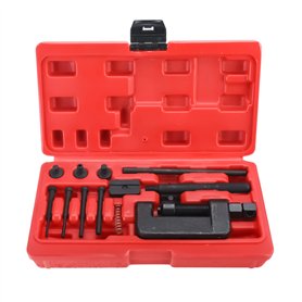 FreeTec Outil de rivetage et séparation pour chaînes de motocyclettes et de distribution - 13 pièces
