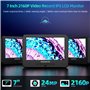 Andonstar AD266S Microscope numérique HDMI 20X-5000X, enregistrement vidéo UHD 2160p, microscope LCD de 17,8 cm pour adultes et 