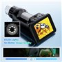 LINKMICRO LM013 Microscope portable pour enfants avec écran LCD de 7,1 cm, kit de microscope de poche pour enfants de 8 à 12 ans