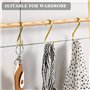 10pcs Crochets de Suspension en Forme de S,Crochets en Métal,Crochets de Suspension en Métal,Crochets Multifonctionnels pour Cui