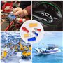 (Rouge, Jaune, Bleu, 150 Pièces)-Ensemble de Connecteurs de Câble à Sertir, Assortiment Cosses de Electriques, Cosses à Sertir I