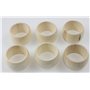 Ronds de Serviette en Bois EFO Magnifiques Porte Serviettes Rustiques pour Décoration de Table à Manger Ronds de Serviette Ronds