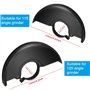 OTTYMO 2 Pcs Capot de Protection de Meuleuse d'Angle Capot Disqueuse Noir Couverture de Meuleuse d'Angle Protecteur de Meuleuse 