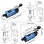 OTTYMO 2 Pcs Interrupteur Fin de Course ME-8108/ME-8104 Contacteur Fin de Course AC250V Fin de Course Telemecanique Contact de F