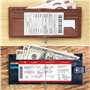 Jubaopen 10PCS Pince à Billets, Pince à Billets Homme en Acier, Pince à Billets Personnalisée, Pince à Ressort Portefeuille (7,4