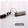 Sangle Telephone Portable, LERANXIN 3 Pièces LaniereTelephone Portable, Noir 160 mm Lanière à Ressort Spirale, Porte Clés Rétrac