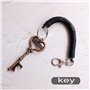 Sangle Telephone Portable, LERANXIN 3 Pièces LaniereTelephone Portable, Noir 160 mm Lanière à Ressort Spirale, Porte Clés Rétrac