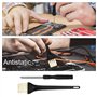 Lot de 22 supports de ventilateur PCI 8 cm 9 cm Support de radiateur d'ordinateur Outil de support avec brosse et tournevis pour