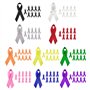 Lot de 100 broches en ruban de satin