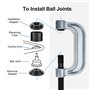 BOOMSTART 21 pièces extracteur de rotule pour voiture extracteur de joint de support