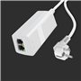 PROCET Gigabit PoE Injecteur 48V 15,4W IEEE802.3af PoE d'alimentation injecteur Ethernet Adaptateur 100 mètres Longue Distance p
