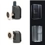 Rouleau de porte de douche Accessoires de salle de douche Roue suspendue pour partie supérieure de porte coulissante et accessoi