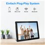 SURFOU Cadre Photo Numerique WiFi 10,1" 1280P Full HD avec écran Tactile LCD IPS, 16Go Stockage avec Fonction Photo, Rotation Au