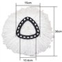 Lot de 8 têtes de rechange pour balai à franges Vileda - Pour balai à franges O-Zeder - Recharges pour EasyWring Clean 2 en 1 - 