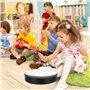 MIVIDE Lot de 4 Tambourins à Main en Bois avec Maillet, Percussion de Tambourin pour Danse et Chanson (10 cm,15cm,20 cm et 25 cm