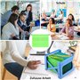 MIVIDE 25pcs Dossiers Suspendus A4, Dossier Suspendus Plastique a4 avec Onglets pour Bureau, école, Maison, Travail (5 Couleurs)