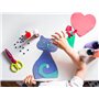 CraftWerk Lot de 1 500 Yeux Mobiles Autocollants - Yeux Mobiles Auto-adhésif - pour Bricolage, Scrapbooking et projets de Bricol