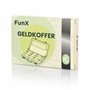 FunX® Valise en argent avec carte de vœux env. 10 x 7 cm, argenté