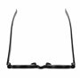 KarneLux Lunettes nerd noires – Lunettes de corne amusantes sans correction – Accessoire de costume pour grand-mère, streber, pr