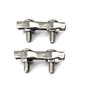 Lot de 2 serre-câbles M10 en acier inoxydable 304
