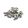 Lot de 2 serre-câbles M10 en acier inoxydable 304