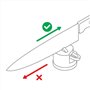 AnySharp Global Aiguisoir Avec PowerGrip Doré