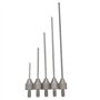 Lot de points de contact pour jauge de profondeur - Filetage M2.5 - Diamètre : 1 mm - Diamètre : 1 mm