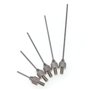 Lot de points de contact pour jauge de profondeur - Filetage M2.5 - Diamètre : 1 mm - Diamètre : 1 mm