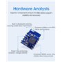 Accéléromètre Bluetooth 5.0 + inclinomètre] WT901BLECL MPU9250 Gyroscope 9 axes haute précision + Angle (XY 0,05 °) + Magnétomèt