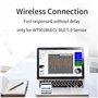 WitMotion BLE 5.0 Adaptateur USB sans Fil Bluetooth avec Pilote CP2102 Portée de 30 mètres, Anti-poussière, Plug and Play, dongl