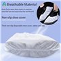 Fashionapple Lot de 100 Couvre-Chaussures jetables en Tissu Non tissé pour Le Nettoyage de Moquette, Protection de Sol - Blanc