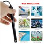 DANOPLUS 300 cm de longueur Câble Électrode Sonde de pH remplaçable (0-14 pH), Connecteur BNC avec 6 sachets de poudre d'étalonn