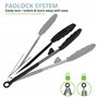 Oliver's Kitchen ® Pince de Cuisine Alimentaire x2 en Silicone et Inox avec Clip de Verrouillage pour un Rangement Facile - Idéa