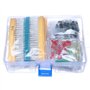 KSOPUERT Lot de 1500 composants électroniques - Résistances à couche métallique DIP - Diodes LED - Diodes communes - Transistors