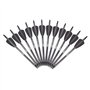 ELONG OUTDOOR 12pcs Flèches d'arbalète en Carbone 7.5 Pouces Boulons d'arbalète pour Pratiquer la Cible de tir et la Chasse Flèc