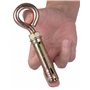 YoiYee Lot de 2 boulons d'ancrage à œillet M12 x 90 mm avec écrou hexagonal, en acier zingué jaune avec anneau pour fixation rob