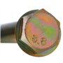 YoiYee Lot de 5 boulons d'extension M10, ancrages robustes pour béton et maçonnerie, acier zingué, installation facile et mainti